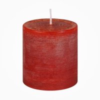 Nordische Reifkerzen Rost Ø 70 x 80 mm, 1 Stück