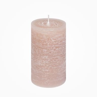 Nordische Reifkerzen Iced Apricot Ø 80 x 150 mm, 1 Stück