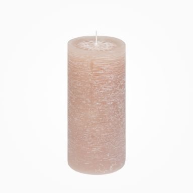 Nordische Reifkerzen Iced Apricot Ø 80 x 200 mm, 1 Stück