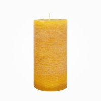 Nordische Reifkerzen Senf Ø 90 x 200 mm, 1 Stück