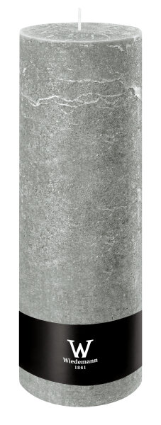 Marble Rustik Kerzen Betongrau 300 x Ø 100 mm