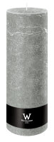 Marble Rustik Kerzen Betongrau 300 x Ø 100 mm