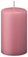 Stumpenkerzen (Flachkopf) Altrosa 80 x Ø 50 mm, 16...