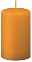 Stumpenkerzen (Flachkopf) Honig 80 x Ø 50 mm, 16...