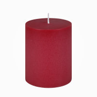 Scandic-Design Stumpenkerzen durchgefärbt Bordeaux