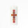 Osterkerze Kreuz, Taube, A+O 16 x Ø 6 cm (Transferdruck)