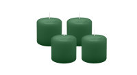 4er Set Adventskranzkerzen Fairway Grün Ø 60...