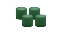 4er Set Adventskranzkerzen Fairway Grün Ø 60...