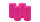 4er Set Adventskranzkerzen Fuchsia Pink Ø 60 x 100 mm