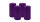 2er Set Adventskranzkerzen Violett Ø 100 x 300 mm