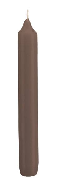 Leuchterkerzen Mocca 250 x 25 mm, 20 Stück