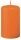 Stumpenkerzen (Flachkopf) Mandarin Orange 100 x Ø 50 mm, 12 Stück