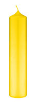 Altarkerze Gelb Zitrone 250 x Ø 50 mm, 1 Stück
