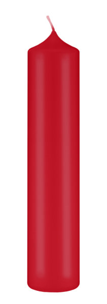 Altarkerze Weihnachtsrot 300 x Ø 70 mm, 1 Stück