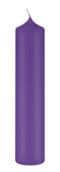 Altarkerze Lila, 400 x Ø 60 mm, 1 Stück