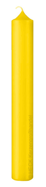 Altarkerze (Stabkerze) Gelb Zitrone 300 x Ø 40 mm, 1 Stück