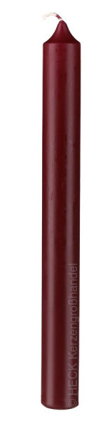 Altarkerze (Stabkerze) Bordeaux 250 x Ø 40 mm, 1 Stück