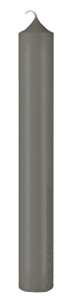 Altarkerze (Stabkerze) Grau 250 x Ø 40 mm, 1 Stück