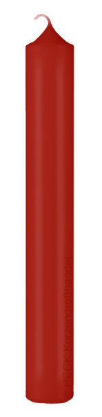 Altarkerze (Stabkerze) Weihnachtsrot 300 x Ø 40 mm, 1 Stück