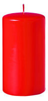Stumpenkerzen (Flachkopf) Paprika Hellrot 150 x Ø...