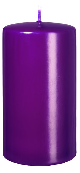 Stumpenkerzen (Flachkopf) Brombeere 200 x Ø 50 mm, 4 Stück