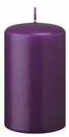 Stumpenkerzen (Flachkopf) Violett 100 x Ø 60 mm,...