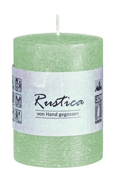 Kerzen Rustik Stumpen Eukalyptus 80 x Ø 60 mm, 1 Stück