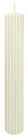 Kerzen-Gerillt in Elfenbein 300 x Ø 45 mm im 4er Set