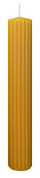 Kerzen-Gerillt in Natur 300 x Ø 45 mm im 4er Set