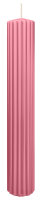 Kerzen-Gerillt in Rosa 300 x Ø 45 mm im 4er Set