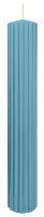 Kerzen-Gerillt in Himmelblau 300 x Ø 45 mm im 4er Set