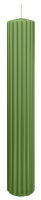 Kerzen-Gerillt in Aloe Vera 300 x Ø 45 mm im 4er Set