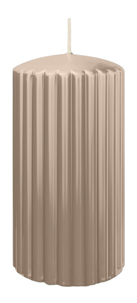 Kerzen-Gerillt in Schlamm 150 x Ø 80 mm im 4er Set