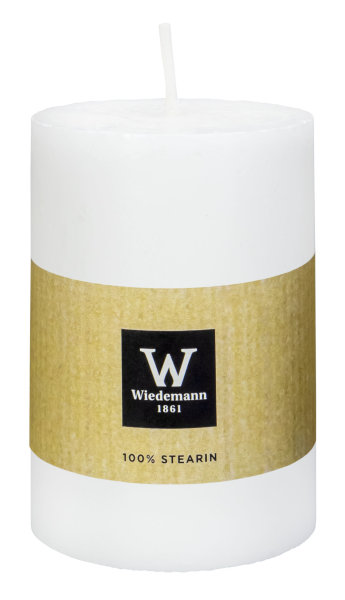 100% Stearin Kerze Weiß 80 x Ø 68 mm