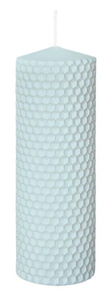 Kerze Bienenwabe Himmelblau 150 x Ø 50 mm
