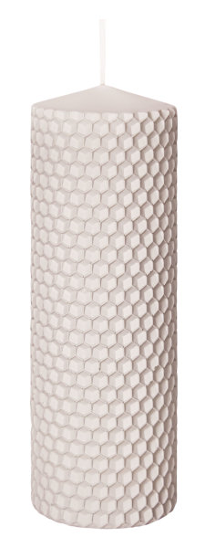 Kerze Bienenwabe Babyrosa 150 x Ø 50 mm