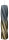 Kerzen Elegant Twist Grau-Gold 200 x Ø 40 mm, 1 Stück