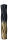 Kerzen Elegant Twist Schwarz-Gold 300 x Ø 60 mm, 1 Stück