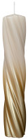 Kerzen Elegant Twist Creme-Gold 300 x Ø 60 mm, 1...