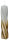 Kerzen Elegant Twist Wollweiß-Gold 200 x Ø 40 mm, 1 Stück