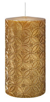 Kerzen Elegance Gelbgold 130 x Ø 70 mm 4er Set