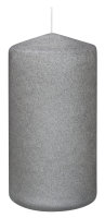 Kerzen Pure Stone Grau 130 x Ø 68 mm 4er Set