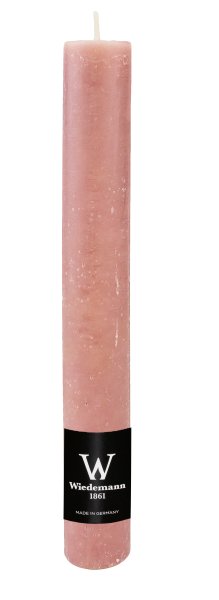 Durchgefärbte Rustik Stabkerze Rosenholz 280 x Ø 35 mm, 1 Stück