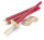 Outdoor-Wachsfackel, Pechfackel Rot 550 x Ø 30 mm, 1 Stück