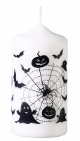 Kerze Halloween Weiß 120 x Ø 60 mm