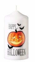 Kerze Halloween "Happy Halloween" 120 x...
