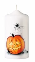 Kerze Halloween "Spinne/Kürbis" 120 x...