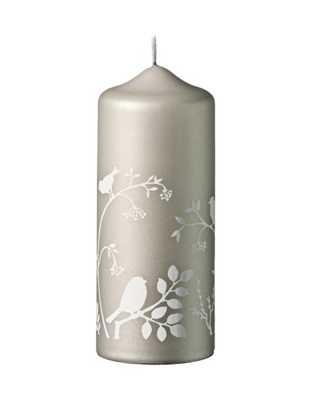 Kerzen Winter Wonderland Stein Matt 150 x Ø 60 mm, 4 Stück