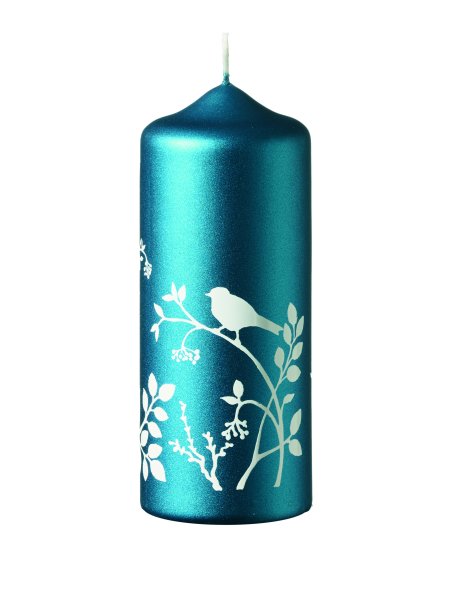 Kerzen Winter Wonderland Royalblau Matt 150 x Ø 60 mm, 4 Stück